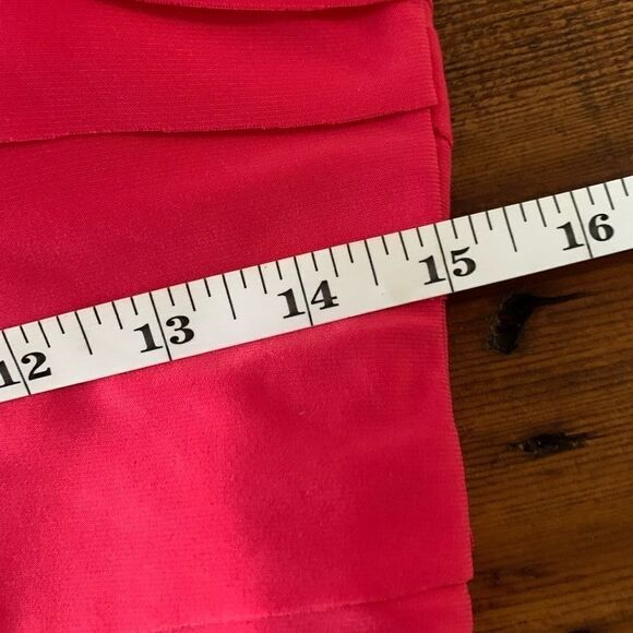 Joseph Ribcoff Barbiecore Tiered Sleeveless Pink Midi Bodycon Dress Sz 8 - Picture 4 of 9